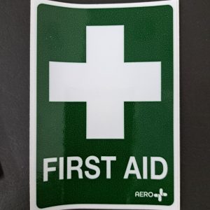 First Aid Sticker